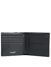 Monogram East/West Leather Bifold Wallet