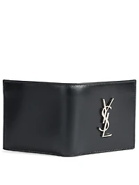 Monogram East/West Leather Bifold Wallet