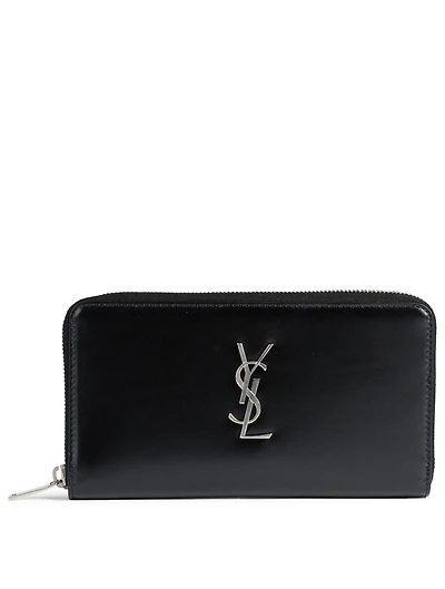 Monogram Leather Continental Wallet
