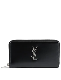 Monogram Leather Continental Wallet