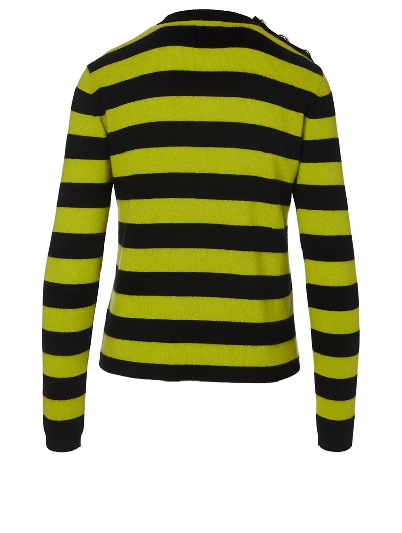 Cashmere Sweater Stripe Print