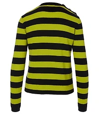 Cashmere Sweater Stripe Print