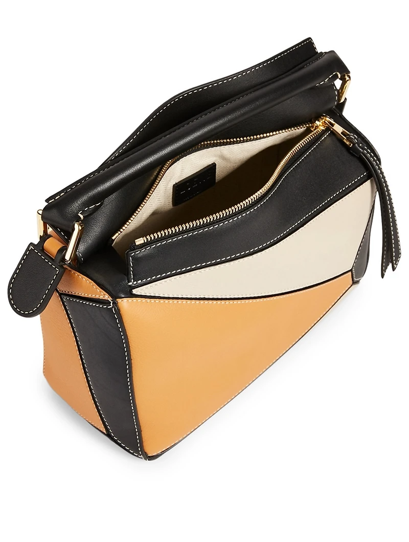 Small Puzzle Leather Bag