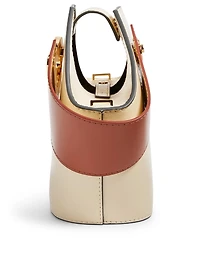 Mini Johnny Patent Leather Hexagonal Bucket Bag