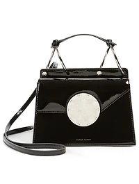 Phoebe Bis Patent Leather Crossbody Bag