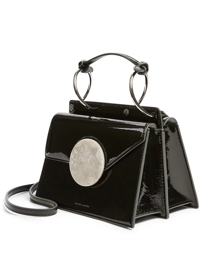 Phoebe Bis Patent Leather Crossbody Bag