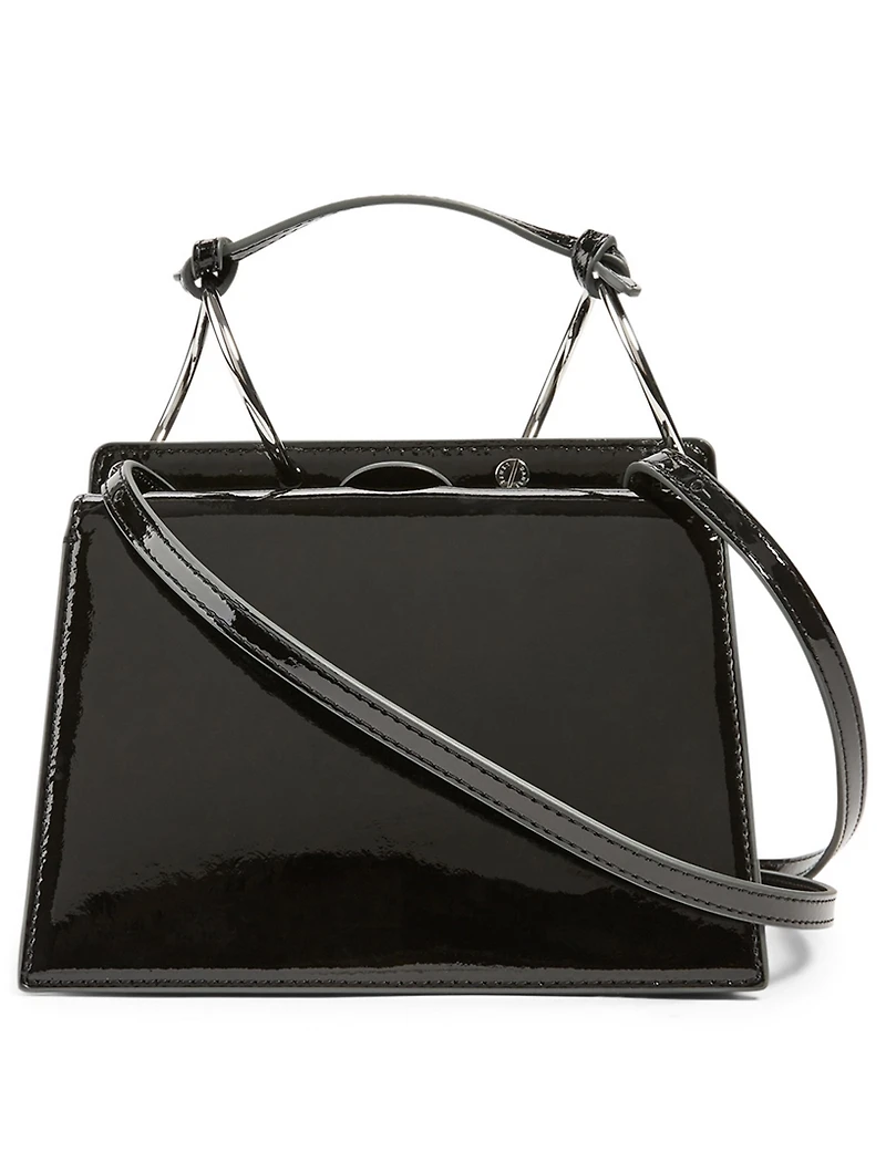 Phoebe Bis Patent Leather Crossbody Bag