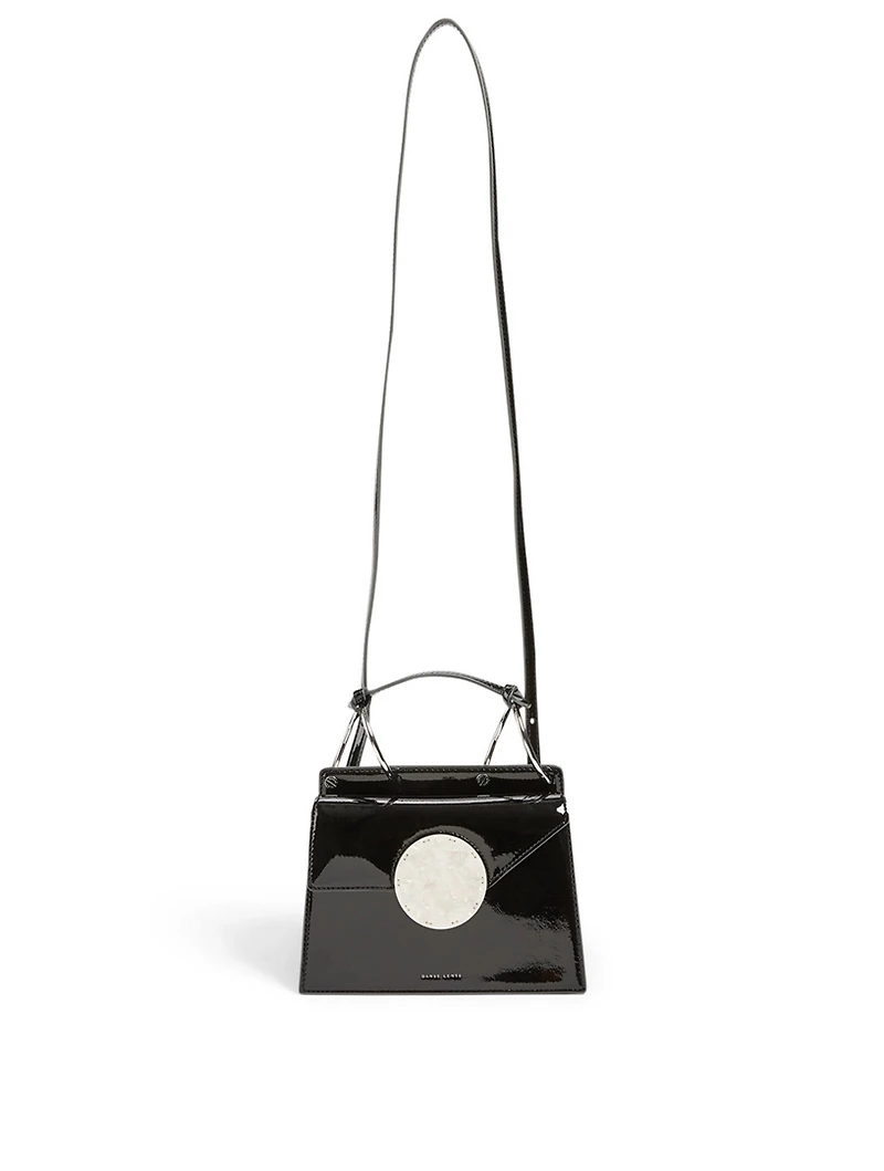 Phoebe Bis Patent Leather Crossbody Bag
