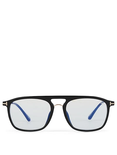 Aviator Optical Glasses With Blue Block Lenses