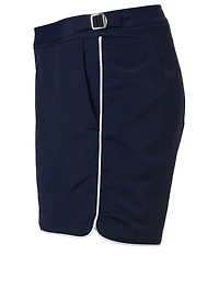 Setter Shorter-Length Swim Shorts With Piping
