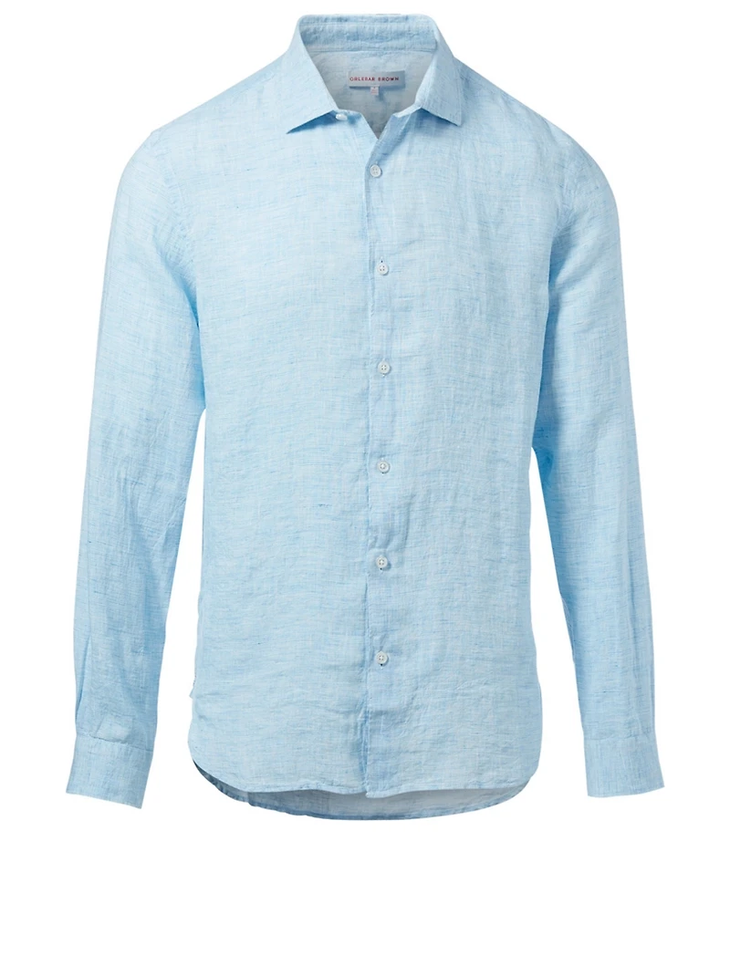 Giles Tailored-Fit Linen Shirt
