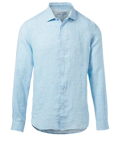 Giles Tailored-Fit Linen Shirt