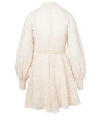 Amari Paisley Lace Mini Dress