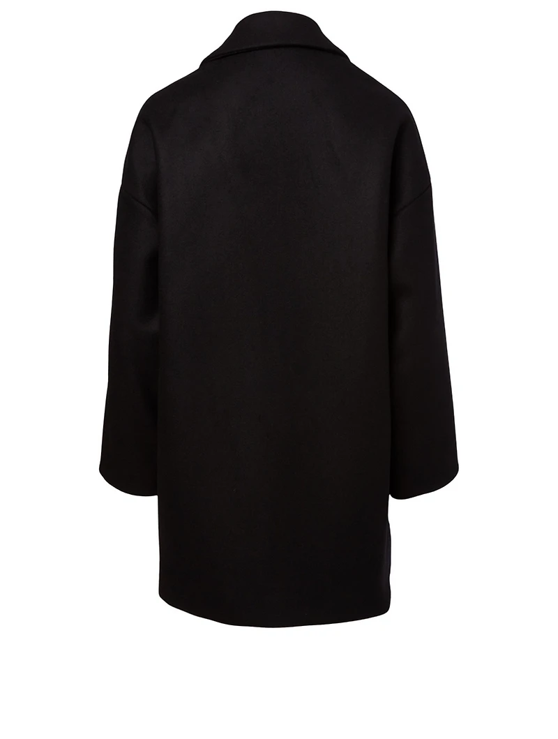 Wool-Blend Heart Coat