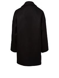 Wool-Blend Heart Coat