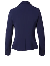 Asymmetrical Wrap Blazer