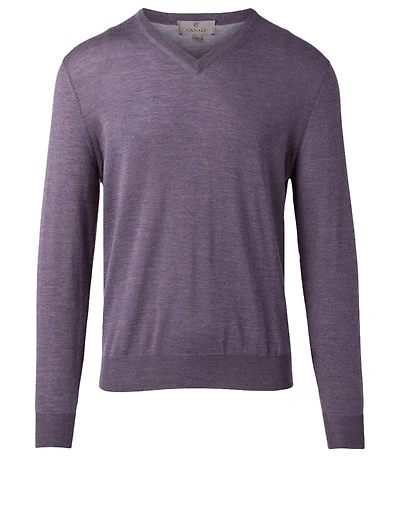 Wool V-Neck Sweater
