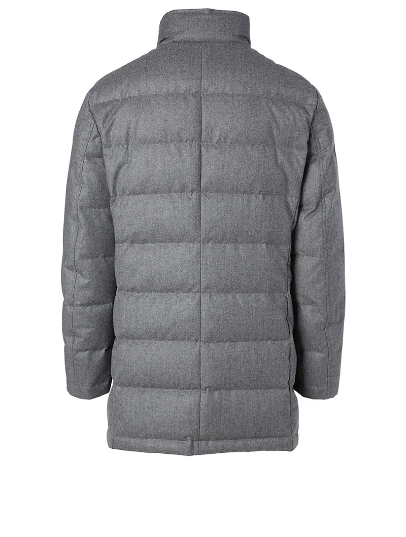 Puffer Coat With Bib