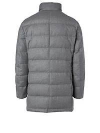 Puffer Coat With Bib
