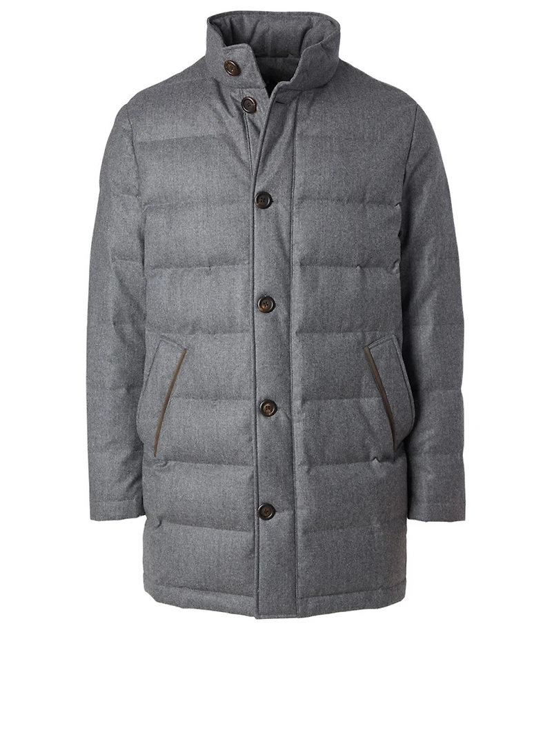 Puffer Coat With Bib