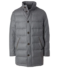 Puffer Coat With Bib
