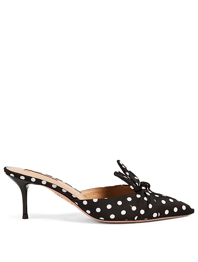 Deneuve 60 Mules Polka Dot
