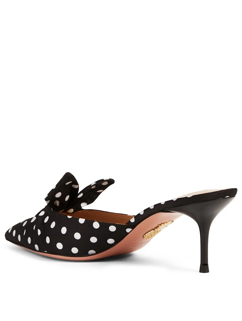 Deneuve 60 Mules Polka Dot