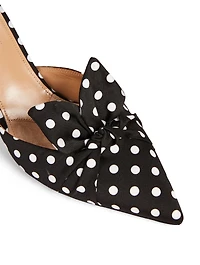 Deneuve 60 Mules Polka Dot