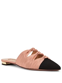 Mondaine Grosgrain Flat Mules