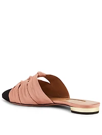 Mondaine Grosgrain Flat Mules