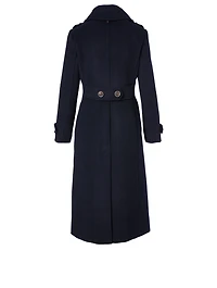 Elodie Wool Military Coat