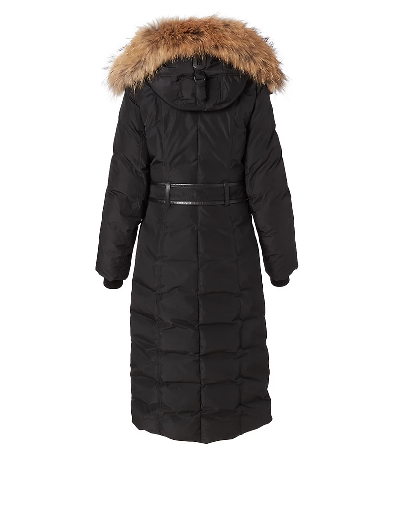 Jada Down Coat With Fur Hood