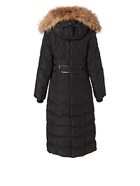 Jada Down Coat With Fur Hood