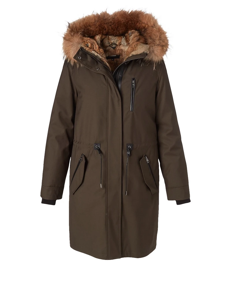 Rena Down Parka With Fur Hood