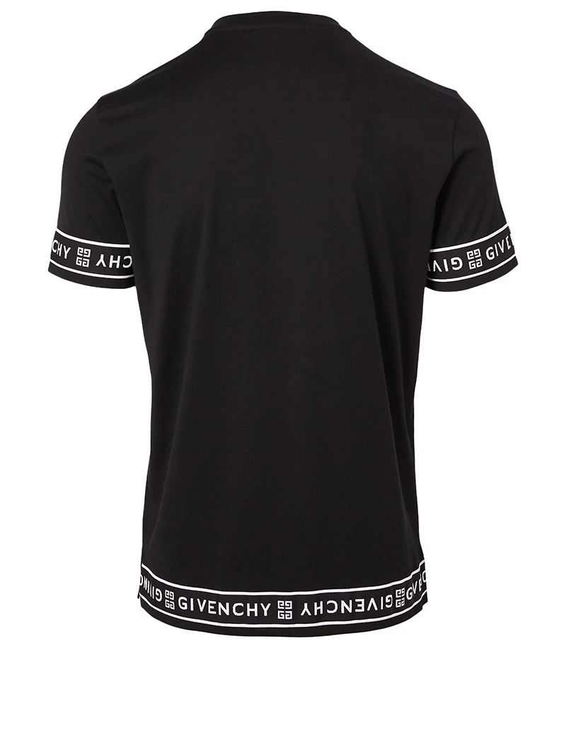 Cotton Logo Trim T-Shirt