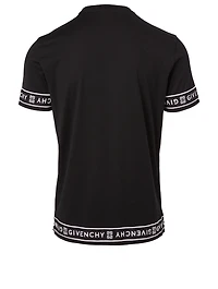 Cotton Logo Trim T-Shirt
