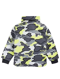 Kid's Ski Jacket Camo Print
