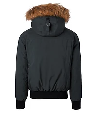 Dixon Down Bomber Jacket With Fur Hood