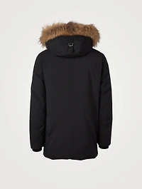 Edward Down Coat With Fur Hood