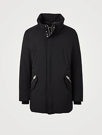 Edward Down Coat With Fur Hood