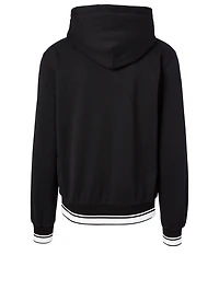Cotton Hoodie With Heart Patch