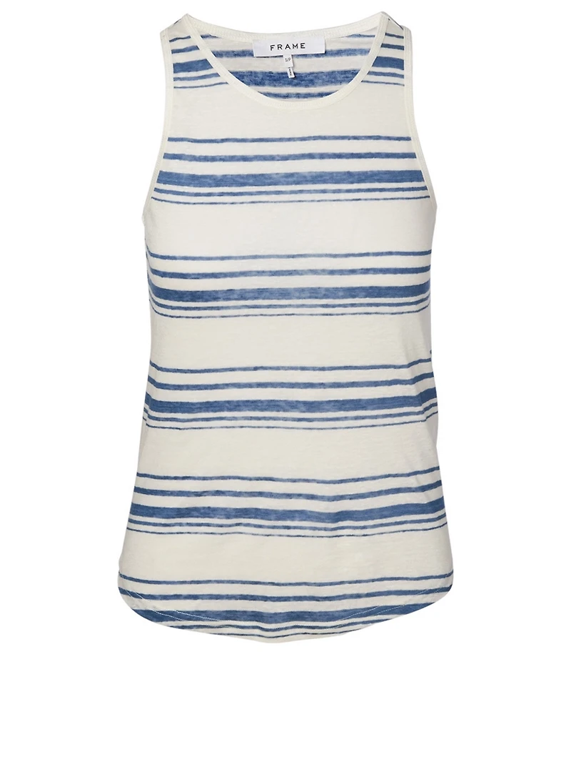 Linen Racer Tank