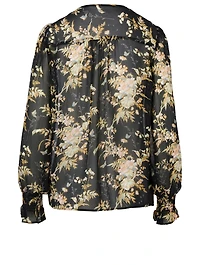 Calliope Blouse Tropical Print