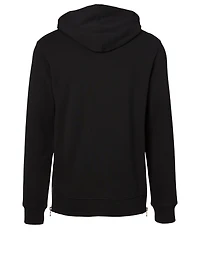 Cotton Hoodie Japanese Print