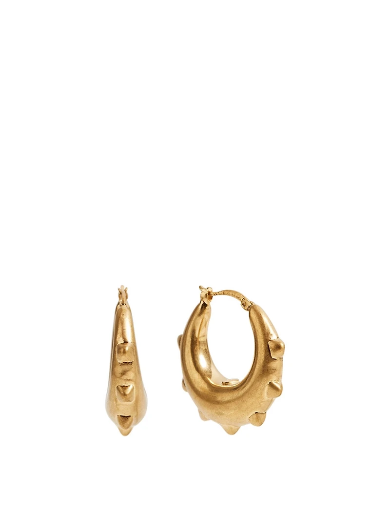 Small Marrakesh Studded Hoop Earrings