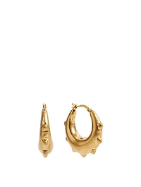 Small Marrakesh Studded Hoop Earrings