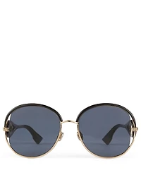 DiorNewVolute Round Sunglasses