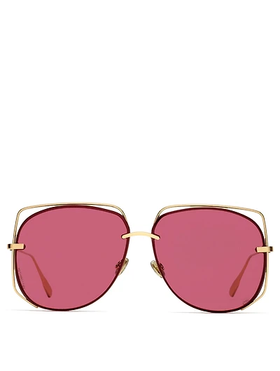 DiorStellaire6 Square Aviator Sunglasses