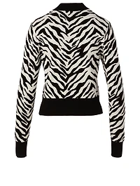 Lola Sweater Zebra Print