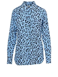 Emerson Silk Top Leopard Print